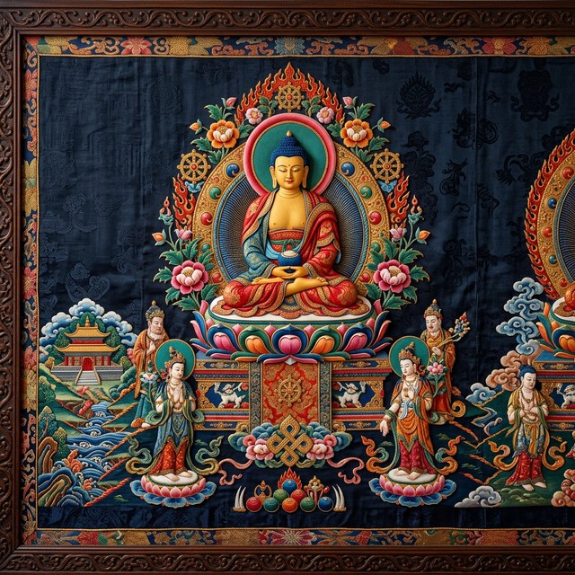 堆绣&middot;吉祥八宝