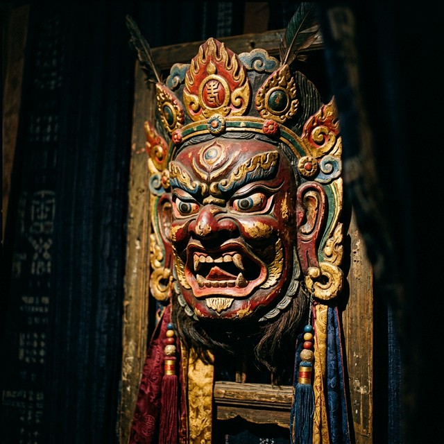 傩面具&middot;二郎神