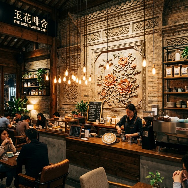 砖雕&times;咖啡&mdash;&mdash;临夏砖雕主题咖啡馆落地记