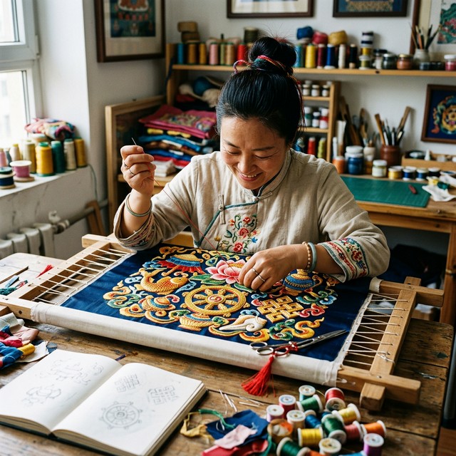 乔应菊：从塔尔寺到世界&mdash;&mdash;湟中堆绣的当代突围