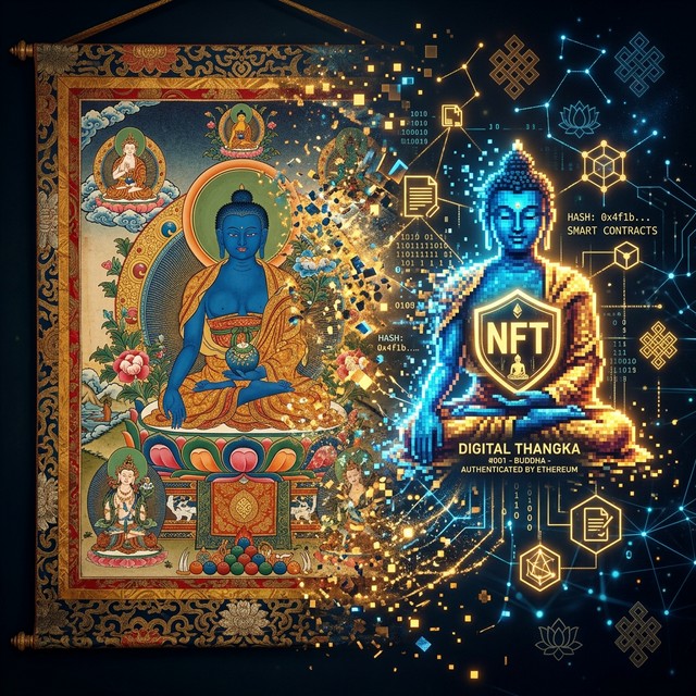 热贡唐卡数字IP矩阵&mdash;&mdash;从矿物颜料到NFT的探索