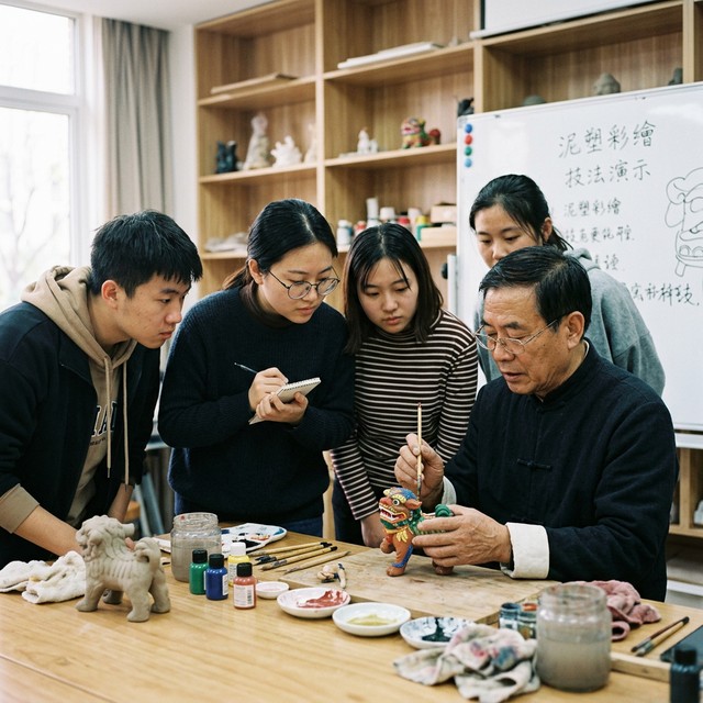 非遗大师进校园：传统工艺与青年设计的碰撞