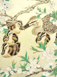 《春鸭》局部
